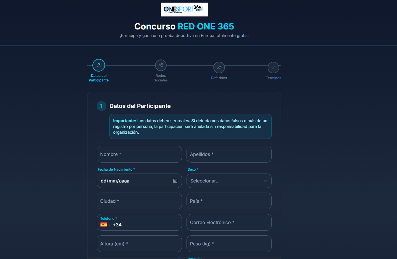 Sistema de sorteo y Gestión de participantes